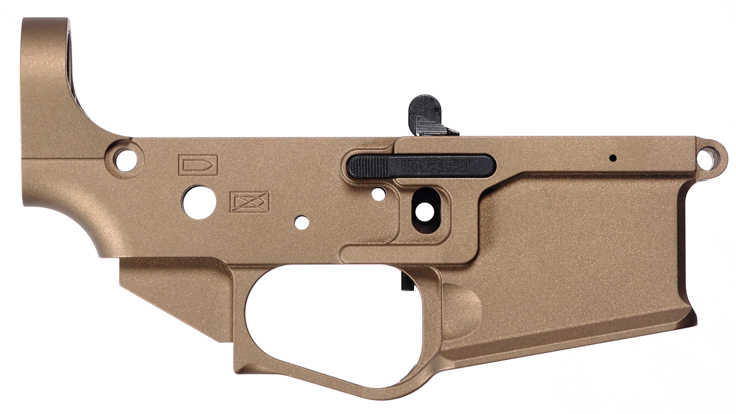 POF LOWER STRIPPED 415 GEN4 AMBI BURNT BRZ - Rifles & Lower Receivers